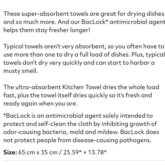 Norwex Kitchen Towel Cranberry Limited Edition NWT - Picture 5 of 9